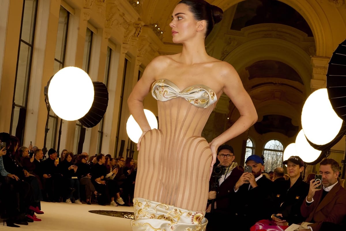 Look Number 31 from the Schiaparelli Spring 2025 Couture Line